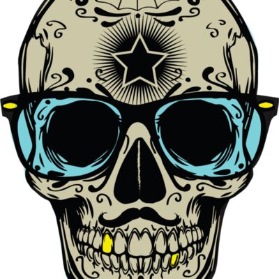 dead skull printable Thumbnail